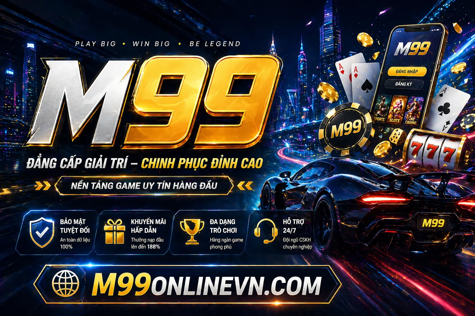 Sân vận động với ánh đèn rực rỡ và logo 02tr88 nhà cái, biểu tượng cho cá cược thể thao trực tuyến đỉnh cao